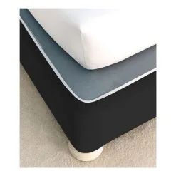 Linen House Faux Suede Bed Wrap Black