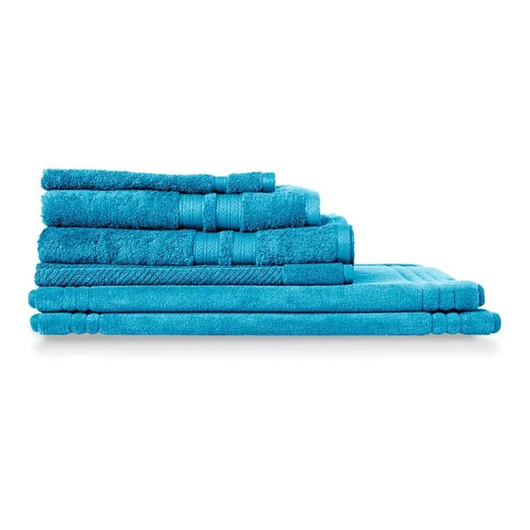 Elysian Luxe Egyptian Cotton Face Washer Dark Teal 33 X 33 Cm - Image 2