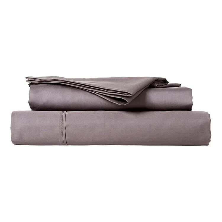 Phase 2 1500 Thread Count Cotton Rich Sheet Set King Bed Grey King - Image 2