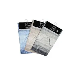 Bas Phillips Ombre Bath Mat Assorted 2 Pack
