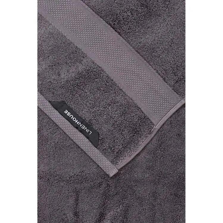 Linen House Luna Towel Collection Charcoal