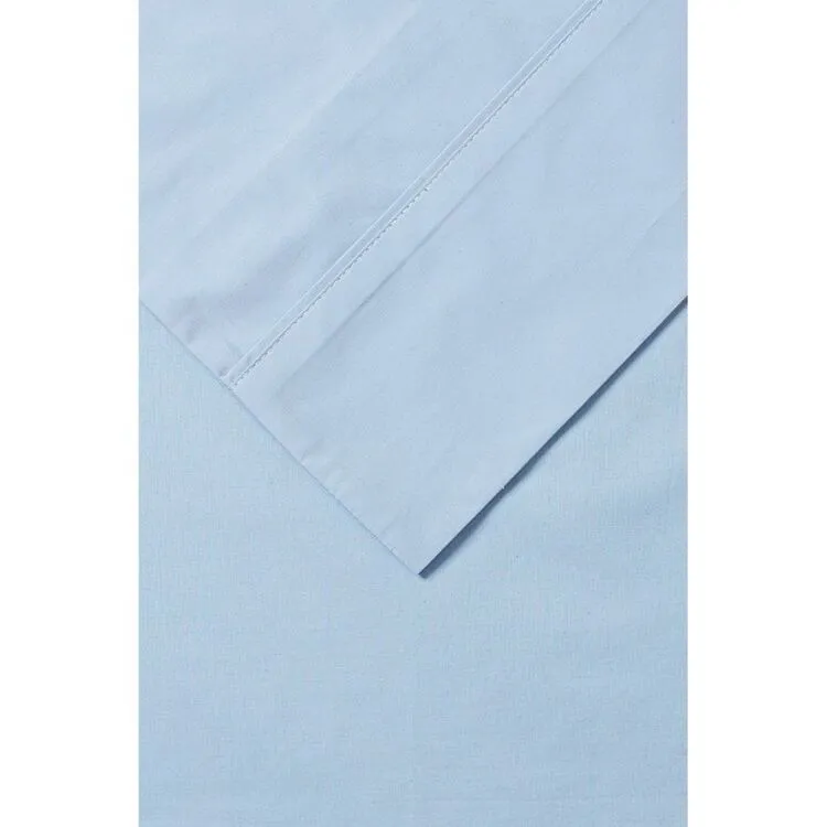 Linen House 300 Thread Count 48x73cm Standard Pillowcase Blue Standard