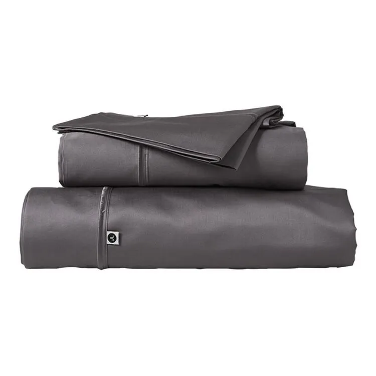 Jane Lamerton Home 1000 Thread Count Egyptian Cotton Sheet Set Charcoal - Image 2