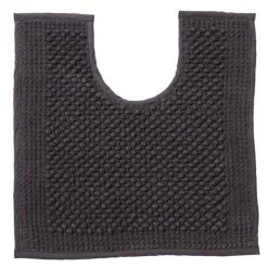 Soren Berkeley Bath Mat Contour Charcoal 50 X 50 Cm