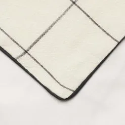 Jane Lamerton Home Juene Jacquard Cotton European Pillowcase Pair White European