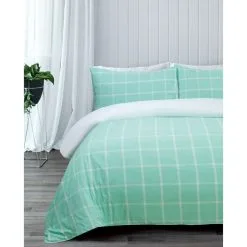 Jayson Brunsdon Homewares Hurstbridge Jacquard Quilt Cover Set Mint