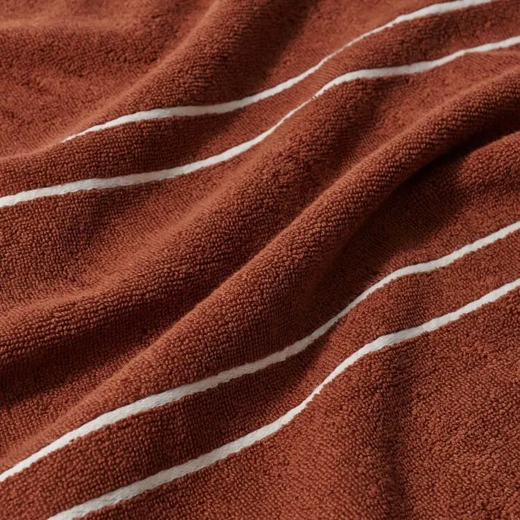 Linen House Rene 4-Piece Towel Set Cinnamon