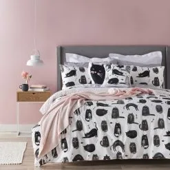 Mozi Moggs 300 Thread Count Quilt Cover Set Multicoloured