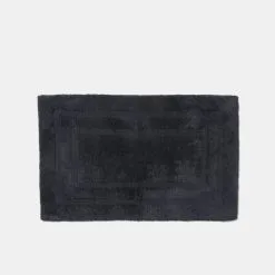Jane Lamerton Home Jane Lamerton Tufted Bath Mat Standard Charcoal 50 X 80 Cm