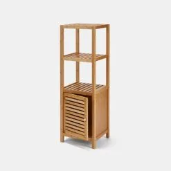Soren Bathroom 3 Tier Cabinet Bamboo