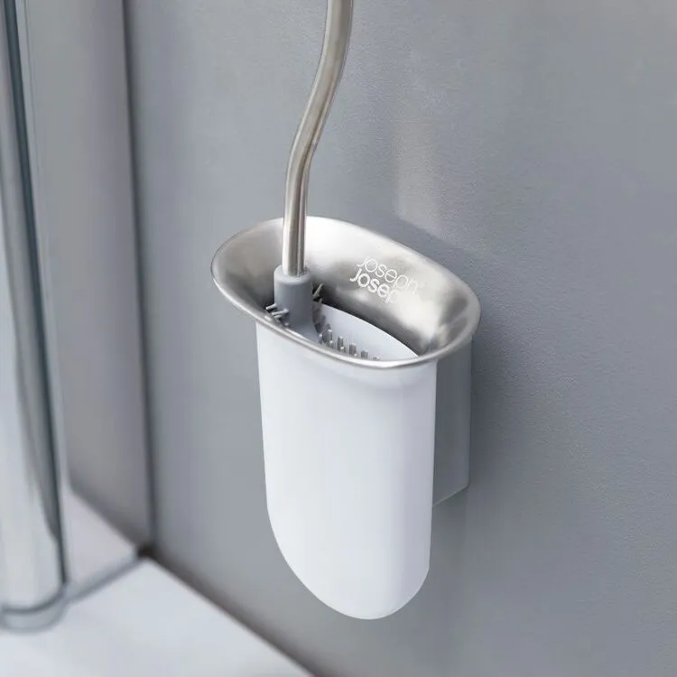 Joseph Joseph Flex Steel Wall-Mounted Toilet Brush White - Image 3