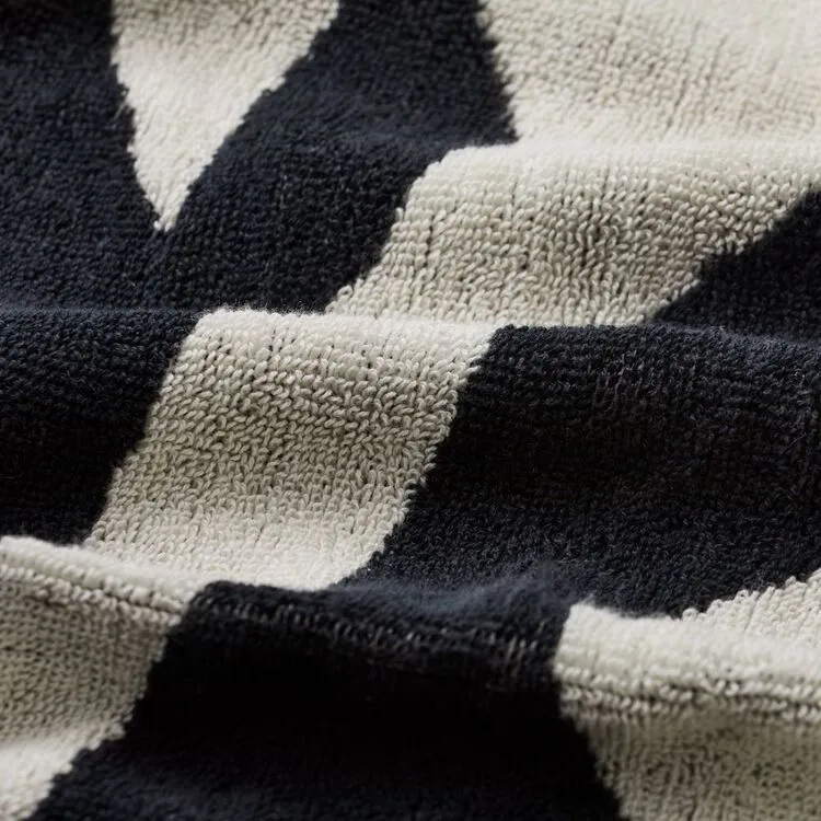 Linen House Zeppelin 4 Piece Towel Set Black - Image 2