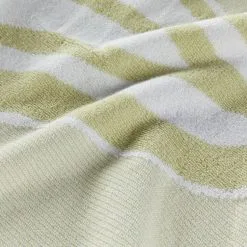 Sheridan Shallows Beach Towel Green Tea 95 X 175 Cm