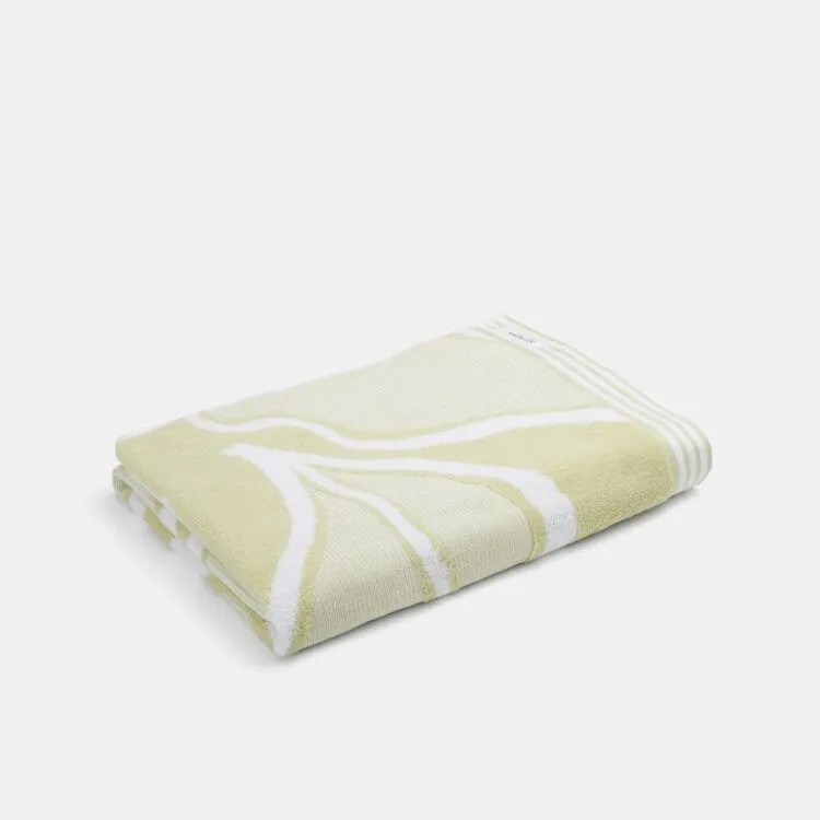 Sheridan Shallows Beach Towel Green Tea 95 X 175 Cm - Image 2