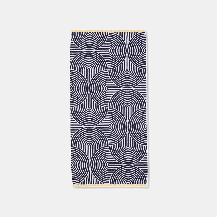 Soren Laguna Velour Beach Towel Blue - Image 3