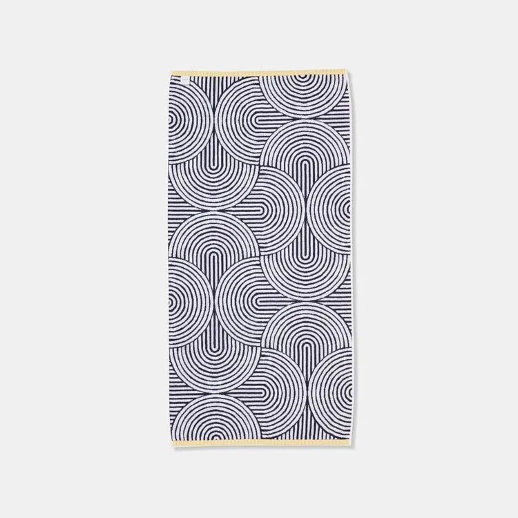 Soren Laguna Velour Beach Towel Blue