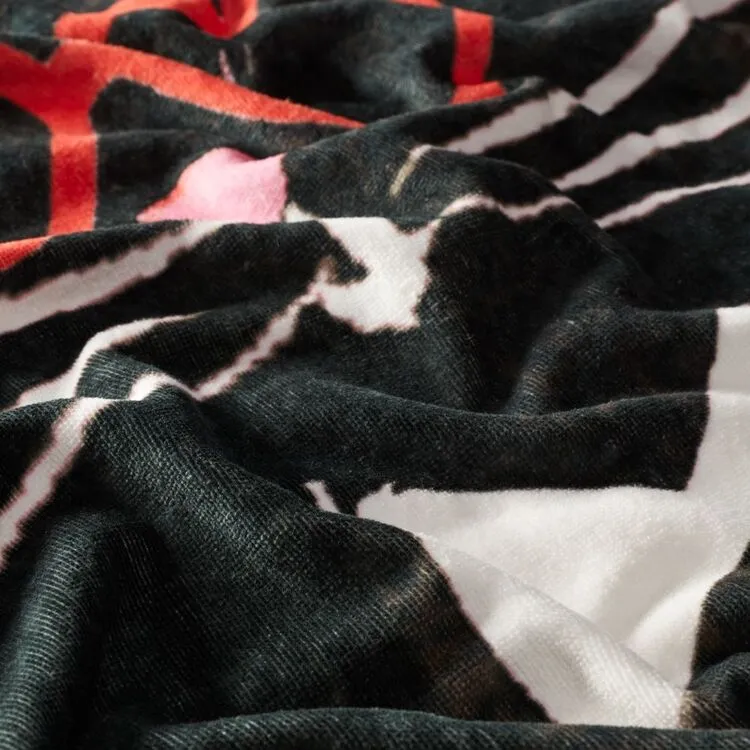 Mozi Moggs Velour Beach Towel Multicoloured - Image 2