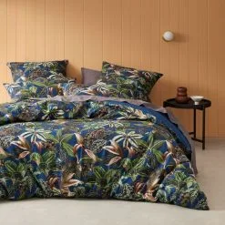 Warwick Home Zanzibar Quilt Cover Set Navy