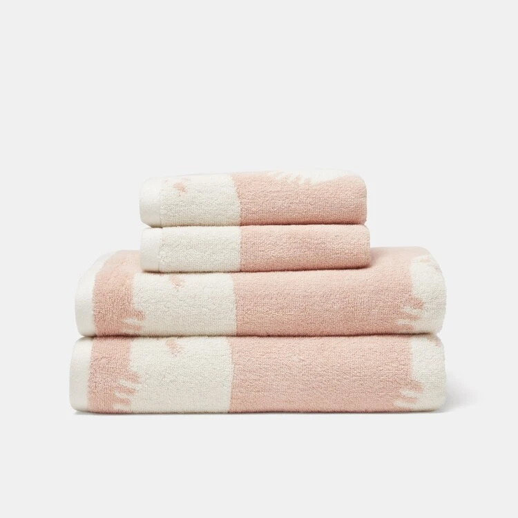 Mozi Moggs 4 Piece Pink Towel Pink - Image 3