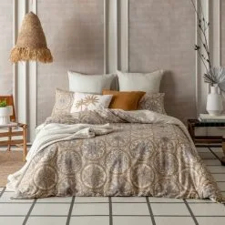 Kas Rafia Quilt Cover Set Multicoloured