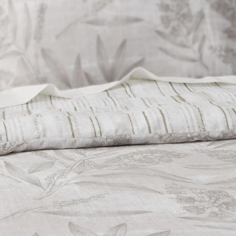 Dri Glo Lea Quilt Cover Set Oyster - Image 2