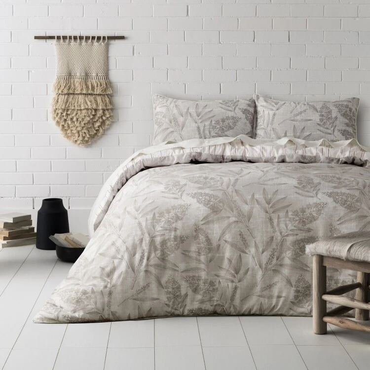 Dri Glo Lea Quilt Cover Set Oyster - Image 3