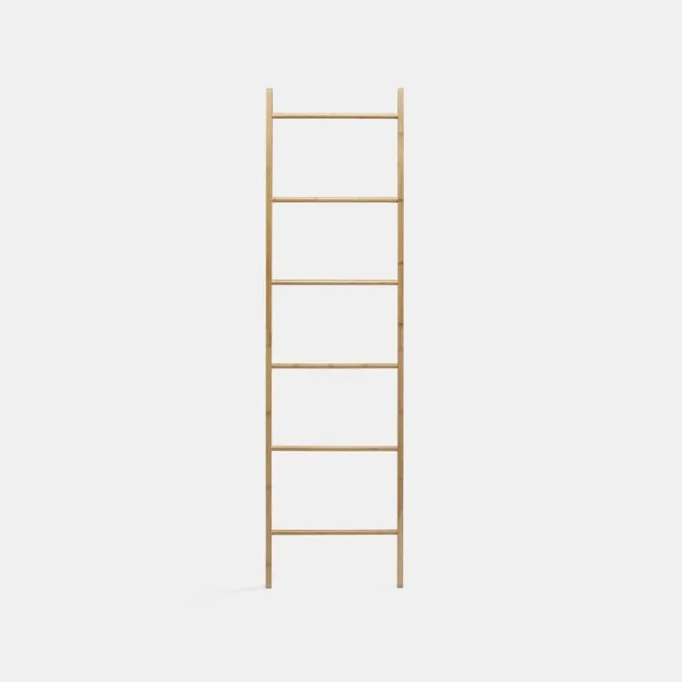 Soren Freestanding Bamboo Bathroom Towel Ladder Rack