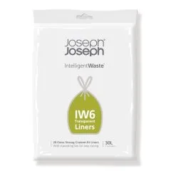 Joseph Joseph IW6 30L Transparent Custom-fit Liners 20 Pcs